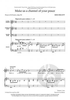 Make us a channel of your peace von Bob Chilcott (Download) 