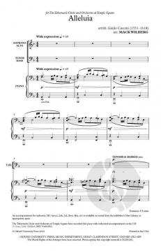 Alleluia von Giulio Caccini (Download) 