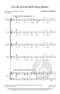 Let all mortal flesh keep silence von Benedict Sheehan (Download) 