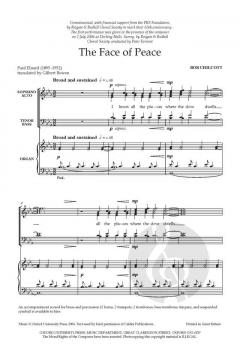 The Face of Peace von Bob Chilcott (Download) 