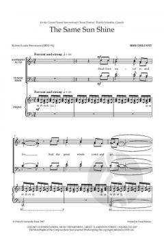 The Same Sun Shine von Bob Chilcott (Download) 