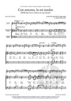 Con amores, la mi madre von Juan de Anchieta (Download) 