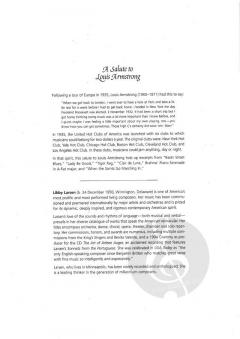 A Salute to Louis Armstrong von Libby Larsen (Download) 