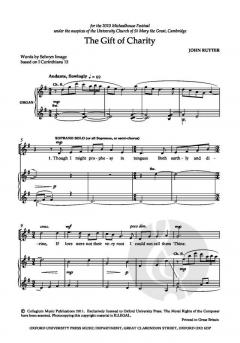 The Gift of Charity von John Rutter (Download) 