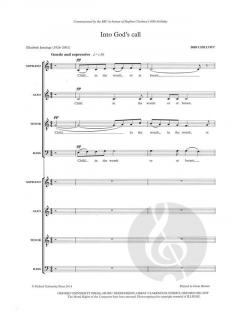 Into God's call von Bob Chilcott (Download) 