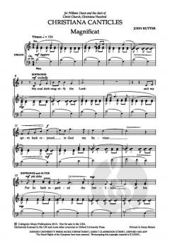 Christiana Canticles von John Rutter (Download) 