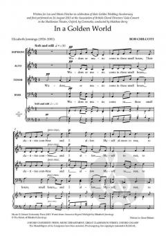 In A Golden World von Bob Chilcott (Download) 