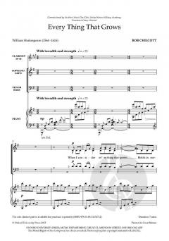 Every Thing That Grows von Bob Chilcott (Download) 