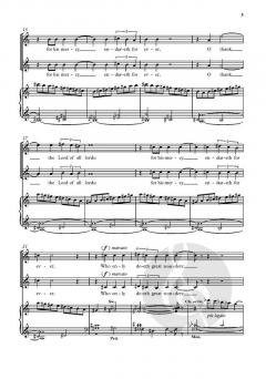 O Give Thanks Unto The Lord von John Rutter (Download) 