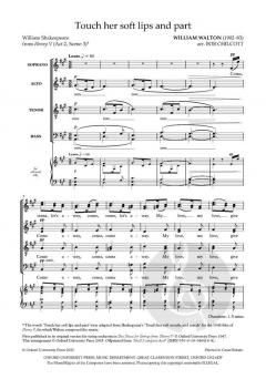 Touch Her Soft Lips And Part von William Walton (Download) 