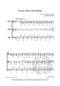 La-bas, dans cette plaine von Bob Chilcott (Download) 