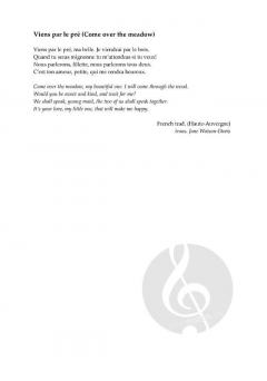 Viens par le pré von Bob Chilcott (Download) 