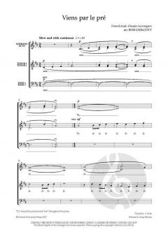 Viens par le pré von Bob Chilcott (Download) 