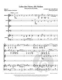 Lobet den Herrn, alle Heiden von Johann Sebastian Bach (Download) 
