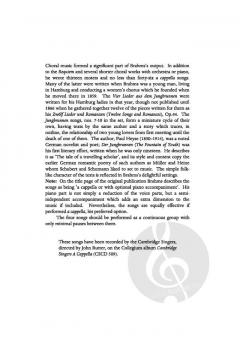 Vier Lieder aus dem Jungbrunnen von Johannes Brahms (Download) 