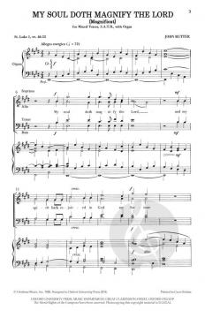 My Soul Doth Magnify The Lord von John Rutter (Download) 