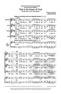 This is the house of God von John Rutter (Download) 