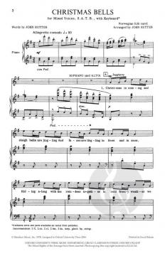 Christmas Bells von John Rutter (Download) 