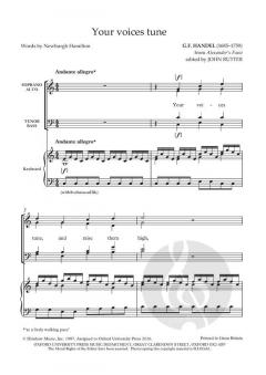 Your Voices Tune von Georg Friedrich Händel (Download) 