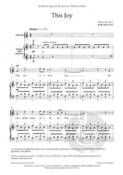 This joy von Bob Chilcott 