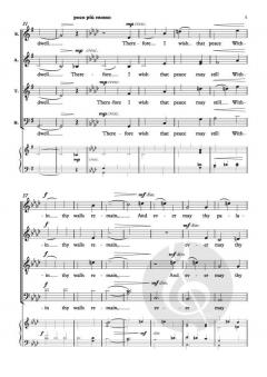 Pray that Jerusalem may have peace von Bob Chilcott (Download) 