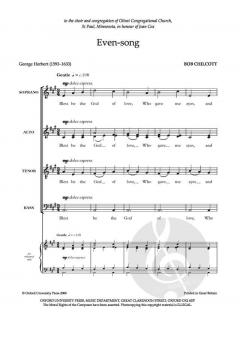 Even-Song von Bob Chilcott (Download) 
