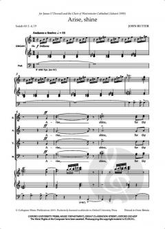 Arise, Shine von John Rutter (Download) 