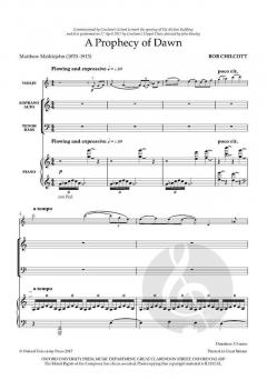 A Prophecy of Dawn von Bob Chilcott (Download) 