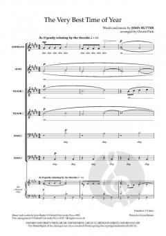 The Very Best Time of Year von John Rutter (Download) 