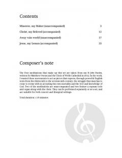 4 Passion Meditations von Bob Chilcott (Download) 