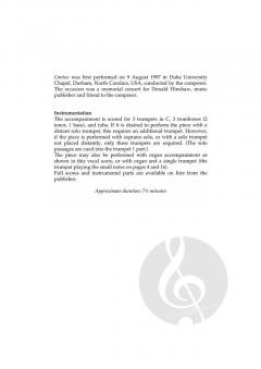 Cantus von John Rutter (Download) 