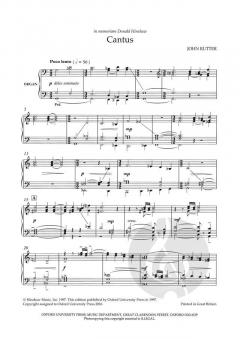 Cantus von John Rutter (Download) 