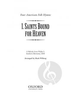 Saints Bound For Heaven von Mack Wilberg (Download) 