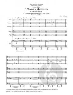 O Magnum Mysterium (O Great Mystery) von Mack Wilberg (Download) 