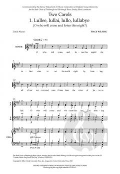 Lullee, Lullai, Lullo, Lullabye von Mack Wilberg (Download) 