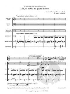 Ah, el novio no quere dinero! von Mack Wilberg (Download) 