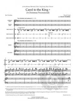 Carol to the King von Mack Wilberg (Download) 