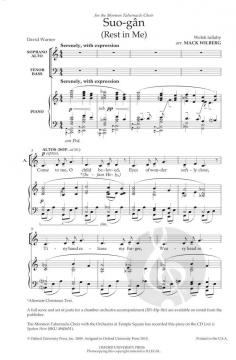 Suo-gan (Rest in me) von Mack Wilberg (Download) 