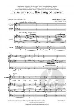 Praise My Soul, The King Of Heaven von Mack Wilberg (Download) 