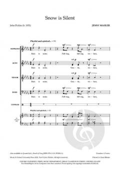 Snow is Silent von Jenny Mahler (Download) 