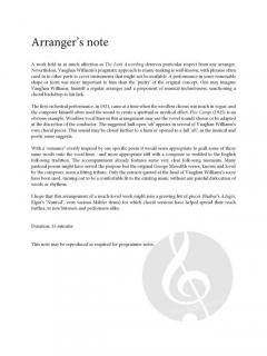 The Lark Ascending von Ralph Vaughan Williams (Download) 