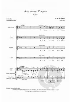 Ave verum corpus von Wolfgang Amadeus Mozart (Download) 
