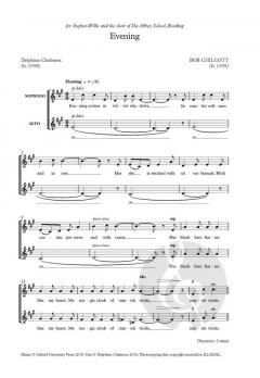 Evening/Autumn von Bob Chilcott (Download) 