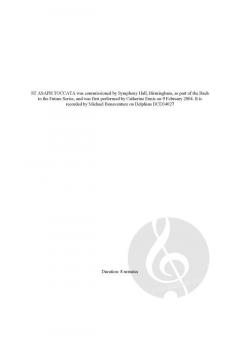 St Asaph Toccata von Gabriel Jackson (Download) 