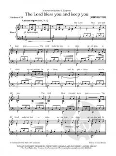 The Lord bless you and keep you von John Rutter (Download) 