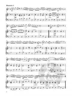 Bourrées 1 and 2 from Suite No. 3 von Johann Sebastian Bach (Download) 