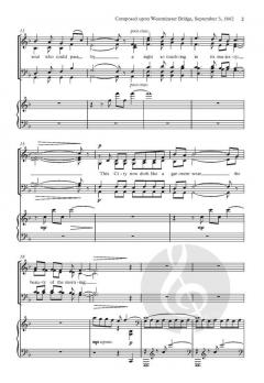 Composed upon Westminster Bridge, September 3, 1802 von Bob Chilcott (Download) 