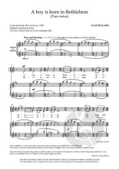 A boy is born in Bethlehem von Alan Bullard (Download) 