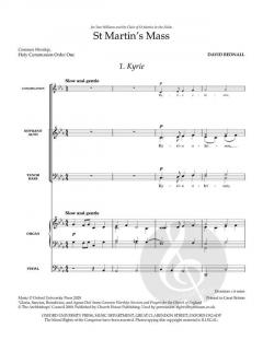 St Martin's Mass von David Bednall (Download) 