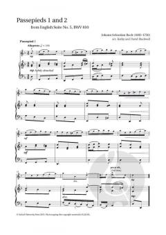 Passepieds 1 and 2 von Johann Sebastian Bach (Download) 